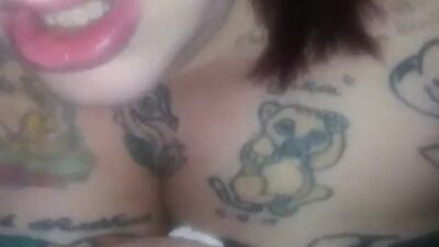 Thick white MILF sucks random stranger's BBC in fetishistic bondage scene