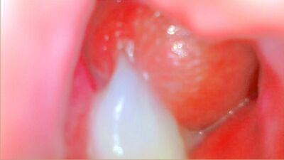 Blonde model from cervix gets a huge creampie in her pink pussy - Real Couple POV