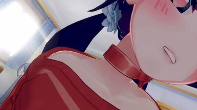 MiSide ASMR VR Roleplay ❤️ Crazy Cutie Mita Comes Into Your World ~ Pov - LEWD - Ear Licks