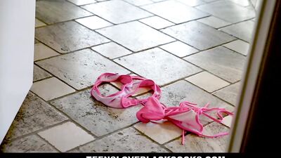 Privileged Blonde Teen Lives Out A Dark Summer Fantasy