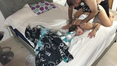 I fuck my hot friend on all fours at her boyfriend's house