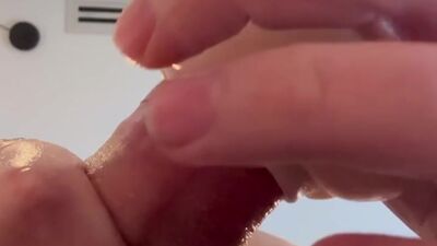 Pocket pussy cum shot (face reveal)