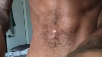 Snapchat: Bigpimpindonn | Hot Guy Jacking Off His Thick Black Cock & Moans Sexy As Fuck!