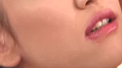 Creampied japanese MILF skiing two cocks