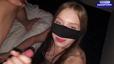 SHE COULDN'T HOLD BACK HER MOANS, fucking a Russian beauty in a pussy without LUBRICATION!