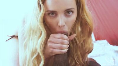 Blonde Sucks And Rides BBC At The Beach