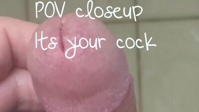 Beautiful Frenum Cock "POV your cock up close"