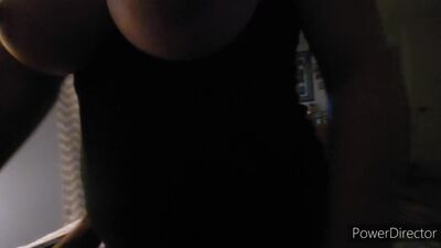 deepthroat girlfriend and big tits bouncing