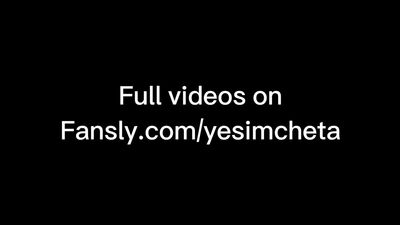 EBONY THOT TAKES DICK ON CAMERA (full video on Fansly)