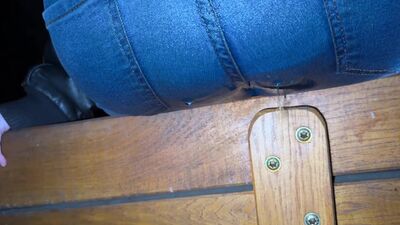 Emptying my bladder in public