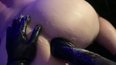 Wife Fisting Husband's Ass