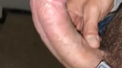 Canarian boy jerks off big cock before coming to class