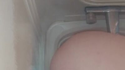 Fucking my ass in the shower