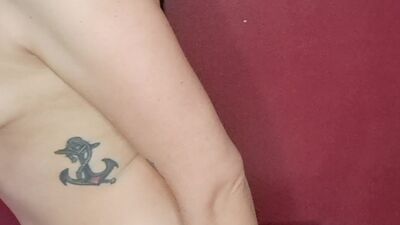 sitting on the vibrator, he ate cum