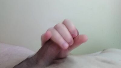 Super fast handjob jerking for micro penis