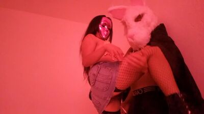 SPECIAL HALLOWEEN VIDEO!! WE DID IT TOGETHER, PUT ON MASKS AND STARTED TOUCHING EROTICLY