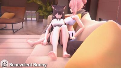 Growth treats (Giantess growth animation)
