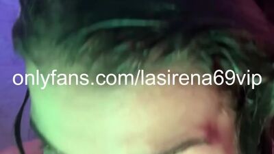 Watch LaSirena Shower While She Play With Her Huge Toy