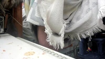 relaxing after shower webcam male