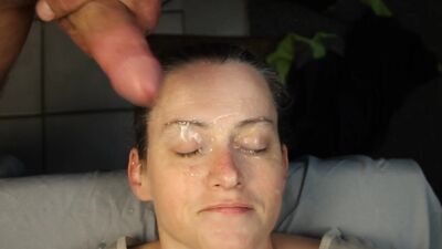 Huge cum blast in my fucking face