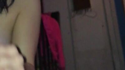 Oldie of my Latina girlfriend Diamond shoving my cock in her mouth