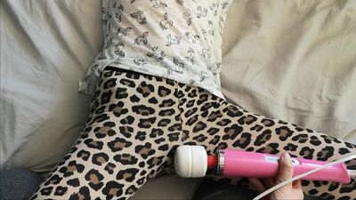 cute lesbian sub begs to cum || loud, screaming, trembling, intense orgasm