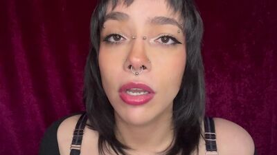 Drooling Long Tongue JOI with Countdown CUM IN MY MOUTH!