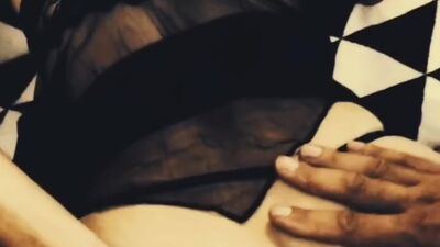 My husband's friend stretches my holes