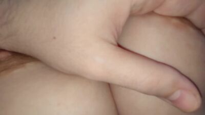 Home Alone in Bed with Stepbrother, Horny and Made Him Touch My Hot Body