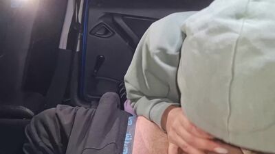 wife fucks in car with stranger while husband watches