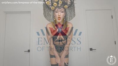 Disappointed Latex Domme Feeder POV - Shaming and Food Stuffing