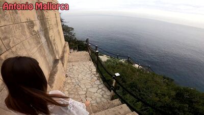 Fucking a Big Ass Spanish in Public with Sea View