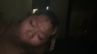 Bad girl records herself sucking my dick