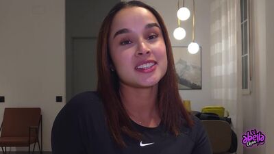 BIG ASS LATIN MODEL fucks a tourist in MADRID! - Abella Olsen