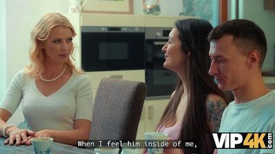 VIP4K. MILF Hunts for her Daughters Boyfriend's Young and Hard Dick