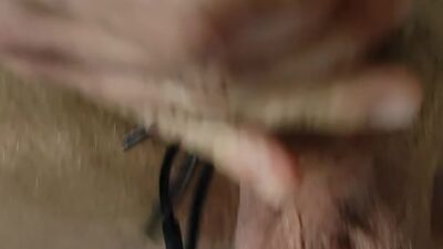 Boy electro masturbation outdoor