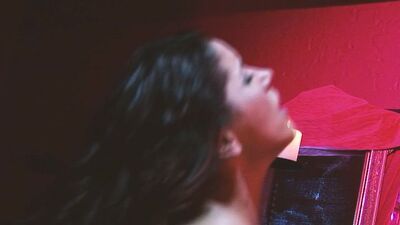 TENACIOUS GIRLS Scene-4_Sexy busty brunette in panties Angel Dark enjoys rough sex and a facial.