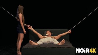 NOIR4K. Perfect 18 yo Olivia Sparkle has never had such a huge Cock