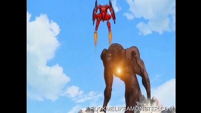 Squirting hentai cartoon teen gets her pussy ravaged