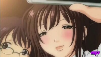 HENTAI PROS - Stepsisters With Huge Breasts Join Forces For Intense Trio With Their Lucky Neighbor