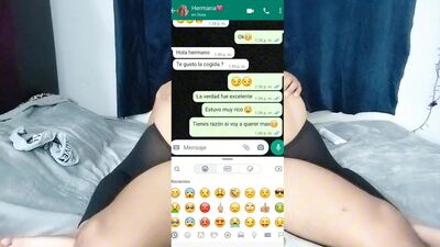 Conversación con mi hermanastra termina en un final feliz????????????