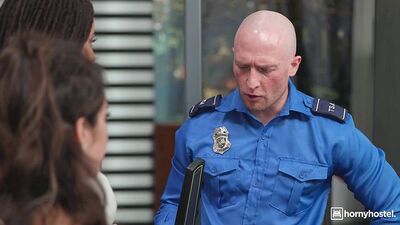 Airport Anal Cavity Check Gone Right part 4