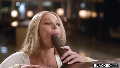 BLACKED Masseuse Emma can't keep her hands off client's BBC