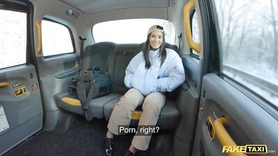 Fake Taxi Sexy Film Student makes her very own sex tape with a taxi driver