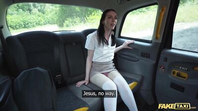 Fake Taxi Teen music student Celestina Blooms loves big dick hardcore public sex POV hot blowjob