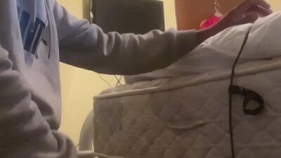 I slowly got turned on and started jerking my hard black cock until I cummed