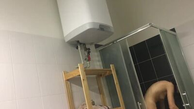 Russian  in the shower!