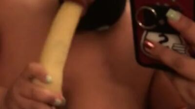 Sucking my Dildo