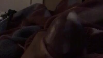 Massive load from throbbing black cock! NUT LIKE A VOLCANO