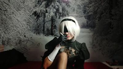 nier automata: sexy smoking